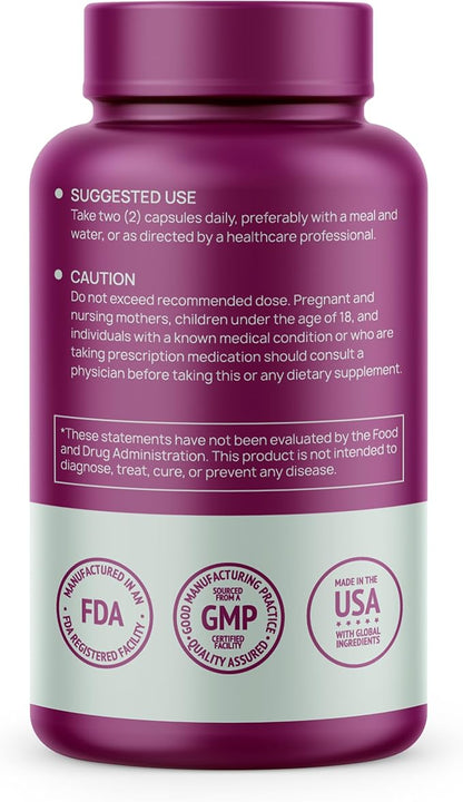 TUDCA Liver Plus+, Supports Liver Cleanse Detox & Repair, Supplement with Milk Thistle Seed Extract, Vitamin B12, Folate, & Cruciferous Vegetable Complex, 60 Capsules