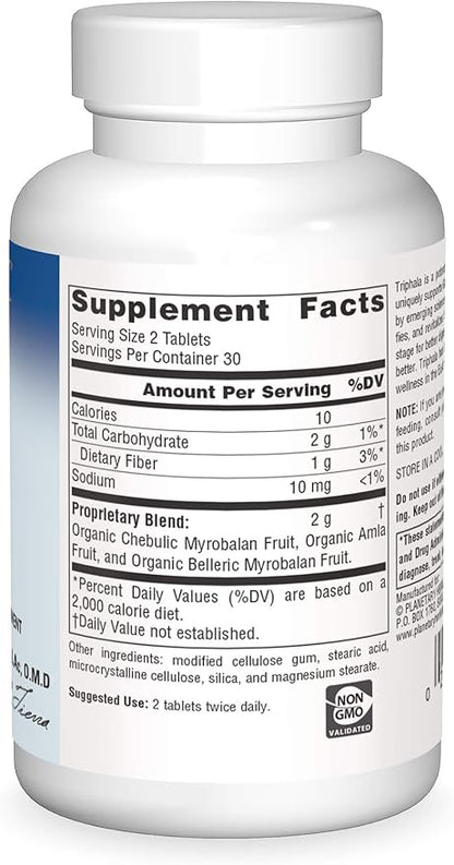 Planetary Herbals Triphala Gold 1000mg - 60 Tablets