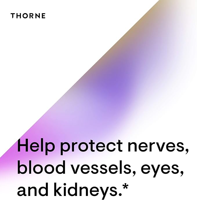 THORNE Diabenil - Support for Maintaining Health* - with Chromium, ALA, and Quercetin Phytosome - 90 Capsules