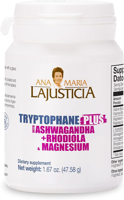 Ana María Lajusticia TRYPTOPHANE Plus ASHWAGANDHA+RHODIOLA&Magnesium 60 TABS