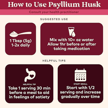 ORGANIC INDIA Psyllium Herbal Powder - Whole Husk Fiber Supplement, Digestion Support, Vegan, Gluten-Free, USDA Certified Organic, Non-GMO, Soluble & Insoluble Fiber Source - 12 oz (Pack of 3)