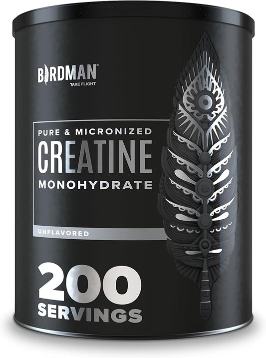Micronized Creatine Monohydrate Powder, Muscle Recovery, Caffeine Free, Creatine Pre Workout, Vegan, Post Workout, Gluten Free, Sugar Free | 200 Servings (5 Grams Each) | 2.2lb.