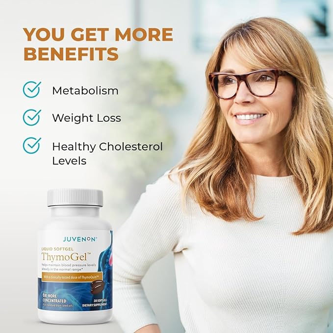 Juvenon ThymoGel - Supplement with Black Seed Oil