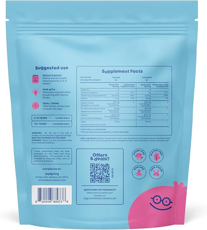 JoySpring Children Vitamin D Drops, Saffron Supplements Gummies for Kids, Hormone Balance for Women
