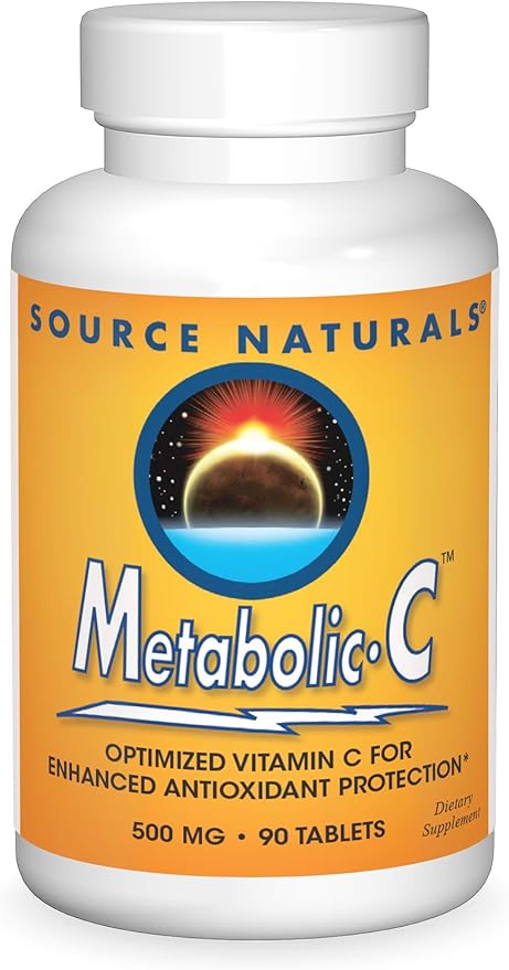 Source Naturals Metabolic C 500mg Vitamin C - 90 Tablets