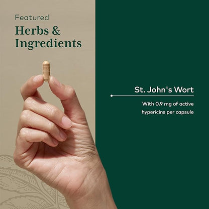 Gaia Herbs Pro St. John's Wort - Healthy Immune System Support Supplement - Health Supplement with Organic St John's Wort - 60 Liquid Phyto-Caps (30 Servings)