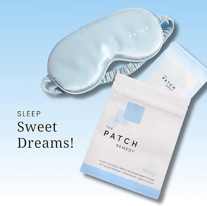 Original Sleep Patches - 30 Topical Sleep Support Patches with Valerian Root Extract, Passionflower, Hops, Magnesium Glycinate Transdermal Skin Stickers