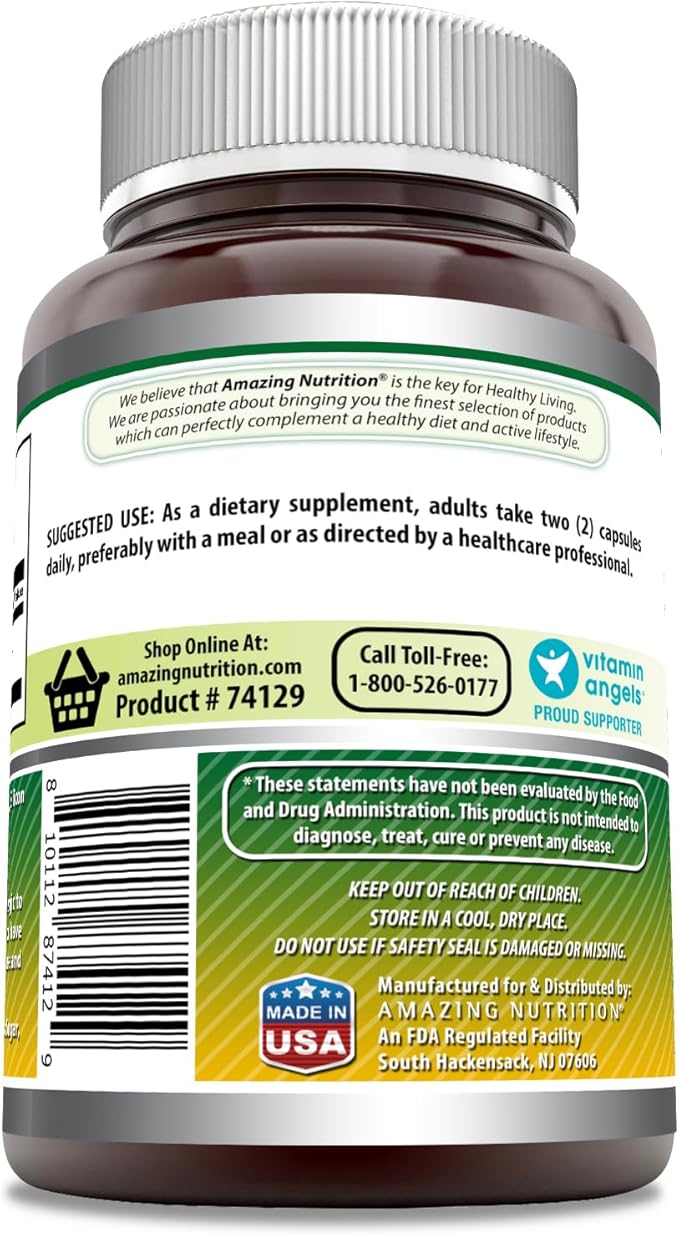 Amazing Formulas Glucosamine Sulfate 1500 mg | Capsules Supplement | Non-GMO | Gluten Free | Made in USA (240 Count)