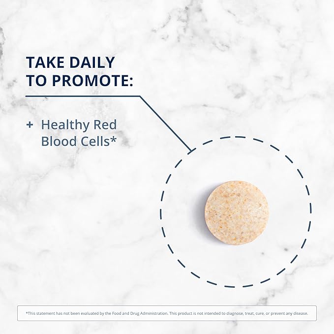 Metagenics Hemagenics - Iron Supplement - Non-Constipating - Vitamin B12, B6 & Folate - Supports Formation & Maintenance of Healthy Red Blood Cells* - Non-GMO, Gluten-Free & Vegetarian - 180 Tablets