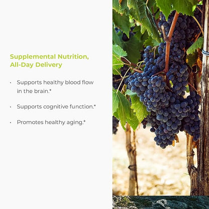 Resveratrol Supplement – Grape Skin Extract - 100mg Trans-Resveratrol Antioxidant - 150 Tablets - Promotes Anti-Aging & Cardiovascular Support Company