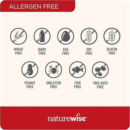 NatureWise High-Potency 1000mg Omega 3 600mg EPA 400mg DHA Vitamin E 180ct & 1000mcg Vitamin B12 150 Softgels Supplement Bundle