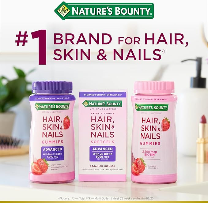 Nature's Bounty Optimal Solutions Advanced, 80 Strawberry Gummies