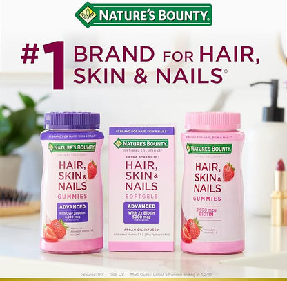 Nature's Bounty Optimal Solutions Advanced, 80 Strawberry Gummies