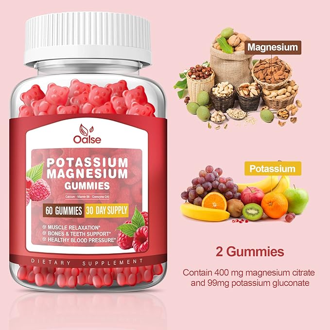 (Only 100) Calcium Magnesium Zinc Gummies and Potassium Magnesium Gummies Bundles
