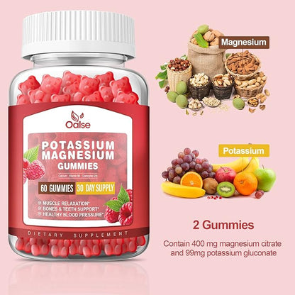 (Only 100) Calcium Magnesium Zinc Gummies and Potassium Magnesium Gummies Bundles