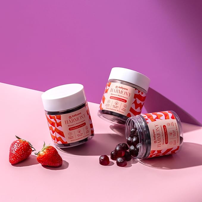 Dr. Kellyann Daily Divine Gummies – Women’s Everyday Multivitamin, Non-GMO, Supports Energy, Skin & Immunity