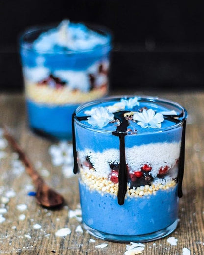 Blue Spirulina Powder - 100% Pure Phycocyanin - Deep Blue Food Coloring - Arthrospira Platensis - Net Weight: 1.05oz/30g