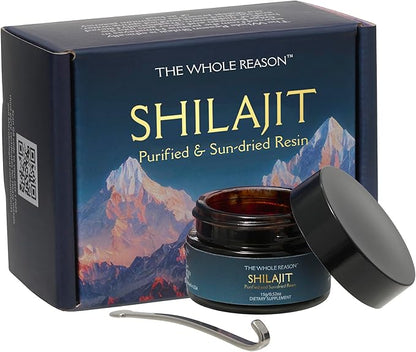 Pure Himalayan Shilajit Resin - High Potency Gold Grade Shilajit Supplement with Trace Minerals for Men and Women, Premium Natural Fulvic Acid for Energy, Vitality and Immune Support, 15g Made in USA