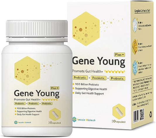 Synbiotic for Gut Health | 3-in-1 Prebiotic, Probiotic & Postbiotic | Digestive Support, Bloat Relief, Immune Boost | 30 Capsules