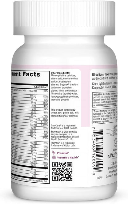 Maxi Health, Maxi Prenatal, 90 Count (Pack of 1)