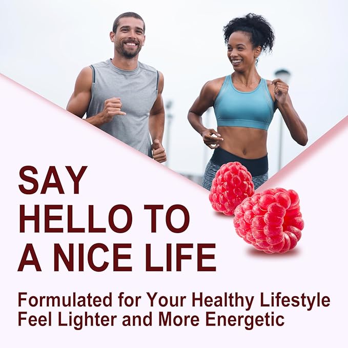 Magnesium Citrate Gummies, High Absorption Magnesium Gummies for Adults, Muscle & Teeth Support, 60 Vegan Natural Raspberry Gummies