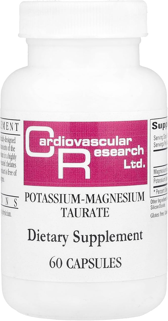 Cardiovascular Research Magnesium-Potassium Taurate 60 Count