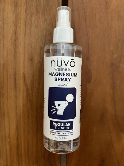 Magnesium Oil Spray - Unscented Regular Strength - 2 x 8oz - Huile de Magnésium - Product of Canada 237 ml x 2