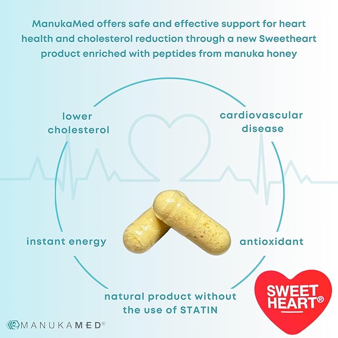 SWEETHEART Supports natural healthy heart 100% Natural Dietary Supplement 60 Capsules