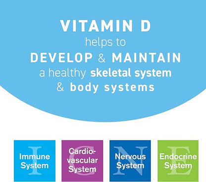 50,000 IU Vitamin D3 Cholecalciferol, for Vitamin D Deficiency, Once-Weekly Chewable Wafer, Non-GMO, Natural Orange Flavor, 4 Count (Pack of 1)