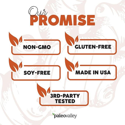 Paleovalley - Organic Turmeric Complex - Full Spectrum Organic Turmeric with Health-Supportive Superfoods - 56 Vegetarian Capsules - Support Joints, Immunity, Brain and Heart Health