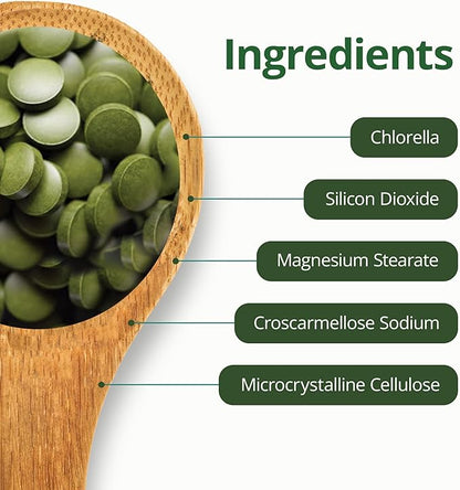 Chlorella Tablets with Broken Cell Wall, Canada, 500mg 300 Counts