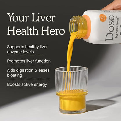 for Your Liver Cleanse Detox & Repair, Organic Milk Thistle Supplement with Turmeric, Dandelion, Ginger, and Orange, Promotes Optimal Liver Function,16oz Bottle, 6 Pack (6 Week Supply)