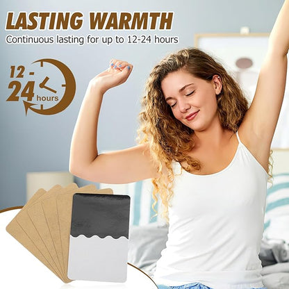 100 Packs Ginger Pad for Pain Ginger Pad Herbal Ginger Patches Chinese Pure Nature Blood Circulation Pads for Knee Cervical Vertebra Joint