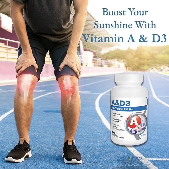 Roex Vitamin A and D Plus E Nutritional-Supplement, 120 Count