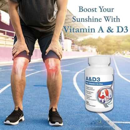 Roex Vitamin A and D Plus E Nutritional-Supplement, 120 Count