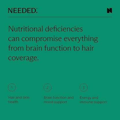 Needed. Multivitamin for Men - 25 Optimal Nutrients for Fertility & Men's Health - Mens Multivitamin with Vitamin D3 2000IU, B12 Vitamins, 200 MCG Selenium - Men's Fertility Supplement, 30 Day Supply