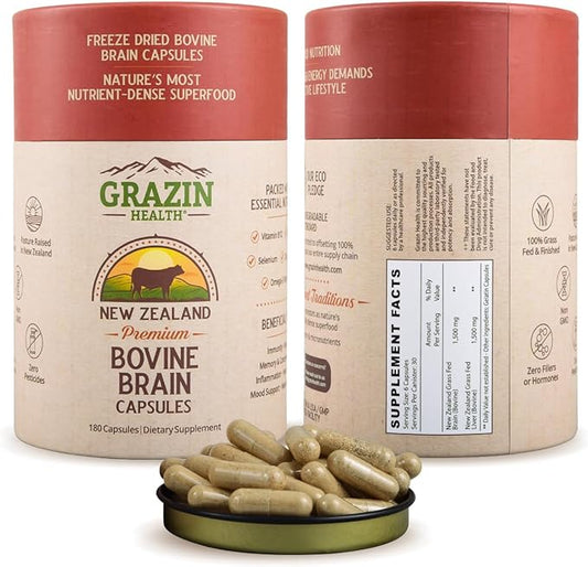 Beef Brain: 1500 Mg Brain/ 1500 Mg (30 Servings)