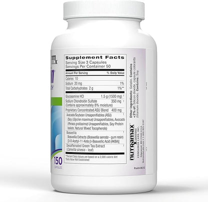 Nutramax Cosamin® ASU Joint Health Supplement with Glucosamine, Chondroitin & ASU for Men’s & Women's Joint Health, 150 Capsules