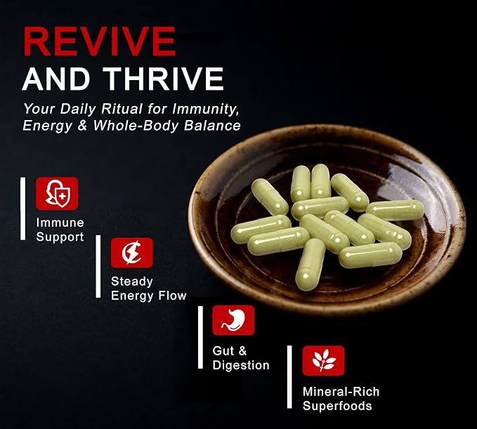 16-in-1 Organic Sea Moss, Ashwagandha, Black Seed Oil, Turmeric, Bladderwrack Burdock, Vitamin C & D3 with Elderberry Manuka Dandelion Yellow Dock