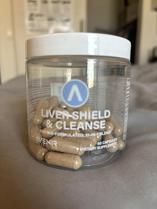 Liver Shield & Cleanse | Herbal Liver Cleanse Detox & Repair Supplement | Milk Thistle & Artichoke Extract Supplements | Fatty Liver & Health Support | 120 Capsules for Men and Women