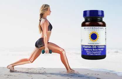 Vitamin D3 - Bone Health Support (60 Vegan Capsules)