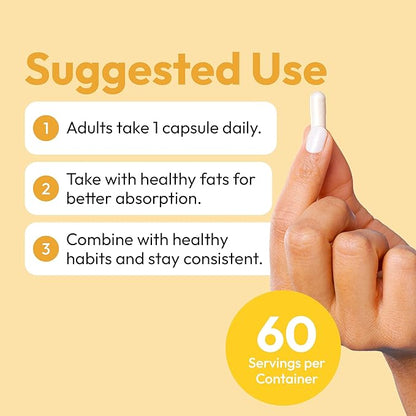 D3 K2 Vitamin 5,000 IU (125 mcg) + MK-7 (180 mcg) Natural Supplement | Bone, Heart, & Immune Support | Enhances Calcium Absorption | Women & Men | Vegan | 60 Servings