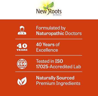 New Roots | Vitamin C⁸ Powder Immune Support | 30 Sachets, 1165 mg Vitamin C | 8 Unique Buffered Forms, Electrolytes, Bioflavonoids & Green Tea for Maximum Absorption & Antioxidant Defense