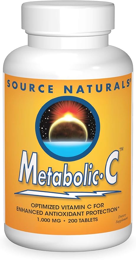 Source Naturals Metabolic C, 1000mg Vitamin C - 200 Tablets