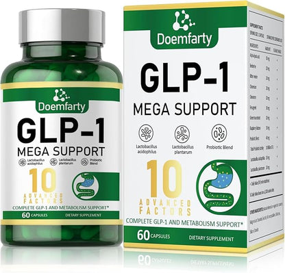 GLP-1 Probiotic | GLP-1 Supplement, GLP-Activate with 10 Billion CFU Multi-Strain Probiotics + Prebiotics, Naturally GLP 1 Production, GLP-1 Probiotic for Men & Women, 60 GLP-1 Capsule (1pcs)