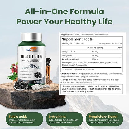 Shilajit for Men & Skin Health Beauty Collagen Capsules Bundle