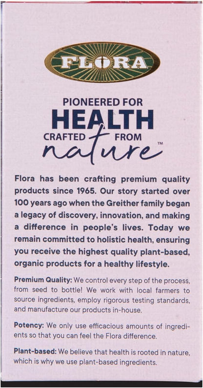 Flora Ferritin+ Delayed-Release Iron Supplement - Plant-Based Iron Supplement - Blood Cell & Energy Support - Vegan & Gluten-Free - Amber Glass Bottle - 60 Vegan Capsules