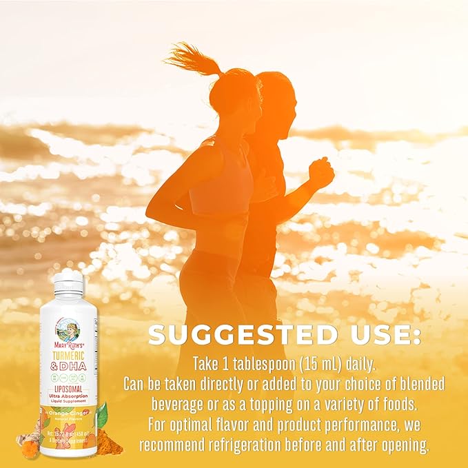 MaryRuth Organics Kids Multivitamin (Strawberry Cherry & Vanilla) & Turmeric & DHA Liposomal (Sweet Ginger) | Clean Label Project Verified® | Vitamins for Joint Health & Overall Wellness | Vegan