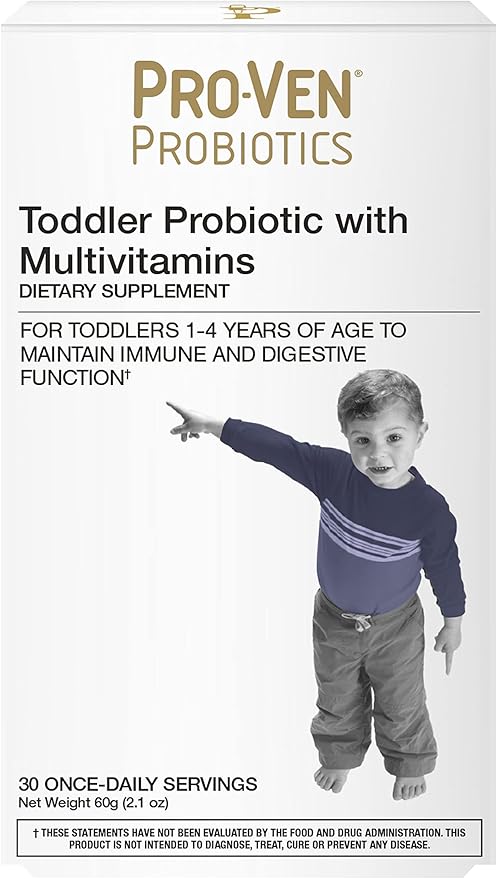 Probiotics for Toddlers | Lactobacillus & Bifidus | A-Z Multivitamins & Prebiotics | Supports Immune & Gut Health | Berry Flavor | 30-Day Supply