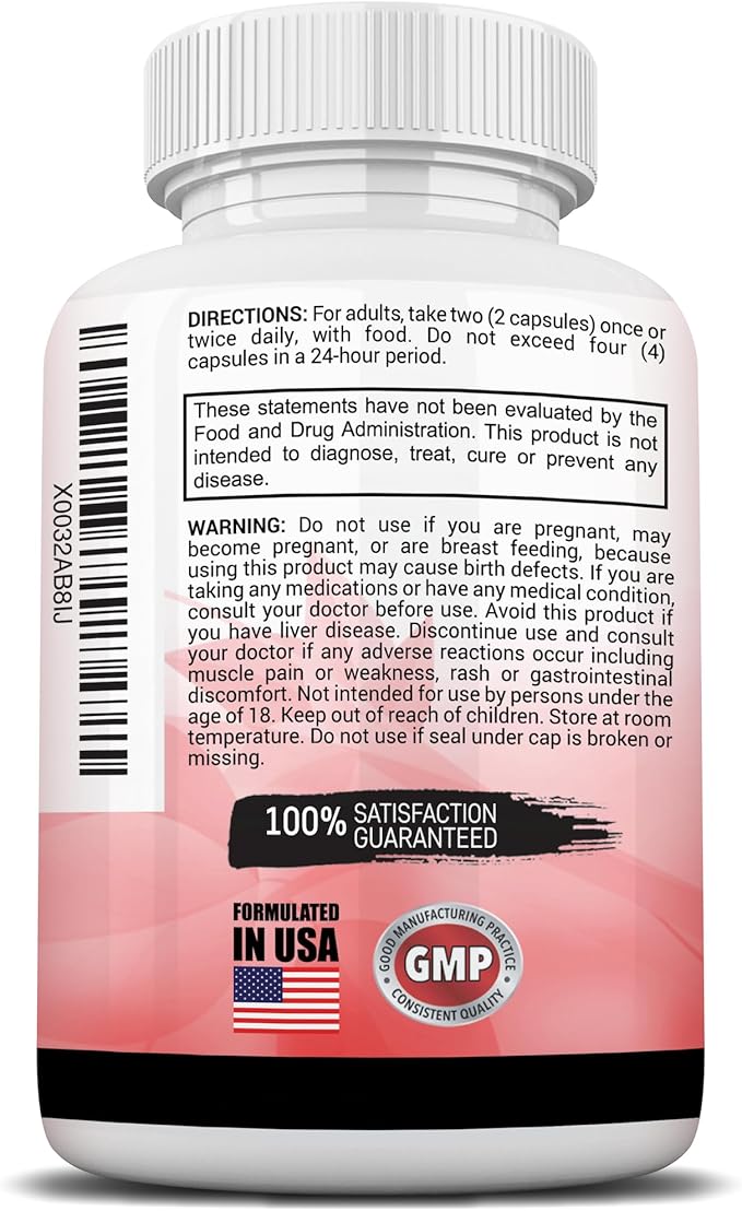 Red Yeast Rice Extract 1400mg Supplement 180 Count | Maintain Healthy Cholesterol Levels | Supports Cardiovascular & Blood Circulation For Healthy Heart, Digestion, Weight Management & Overall Health